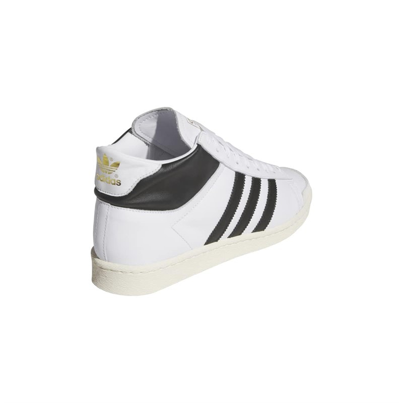 adidas Originals Mens Jabbar High Trainers Cloud White/Core Black/Off White - Image 3
