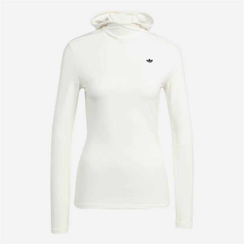 adidas Originals Womens Premium Essentials Hoodie Cloud White