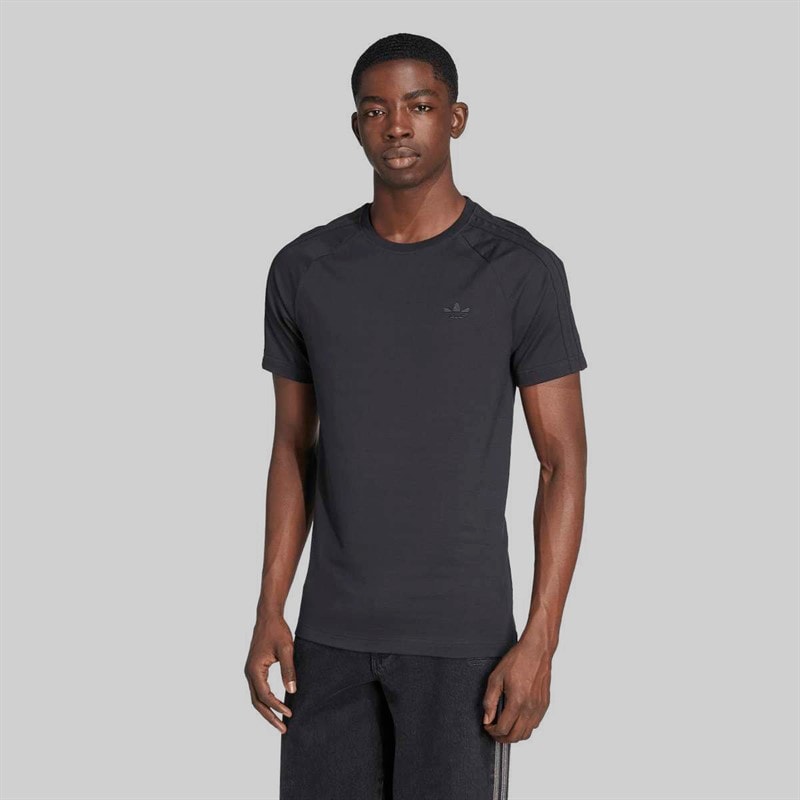 adidas Originals Mens Adicolor Trefoil T-Shirt Black/Black
