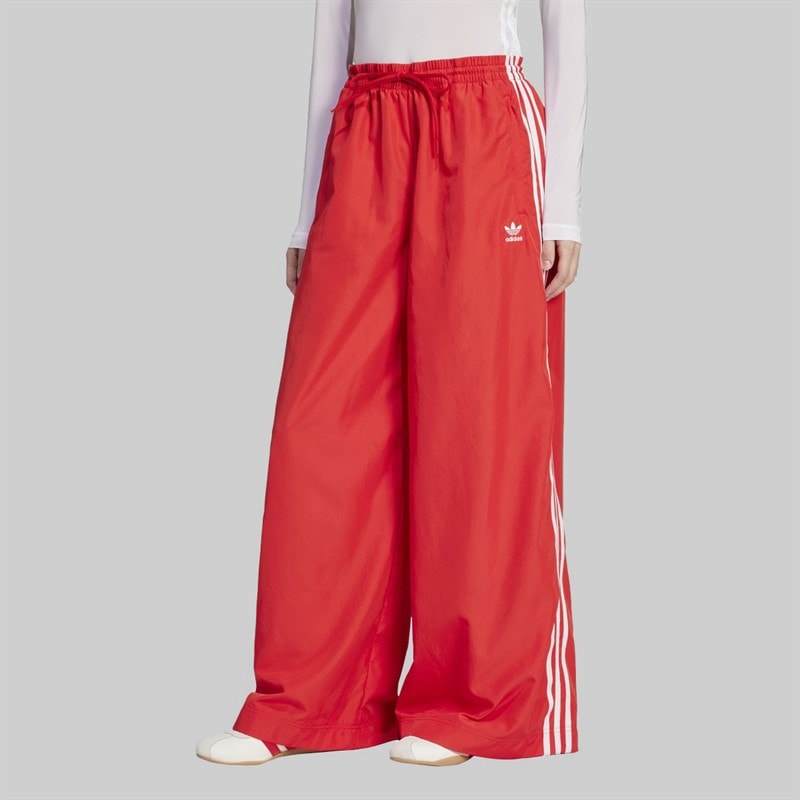 adidas Originals Womens Adicolor Firebird Oversized Track Pants Better Scarlet