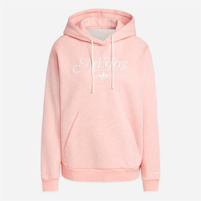 adidas Originals Womens Graphic Loose Fit Hoodie Sem Pink Spark Mel