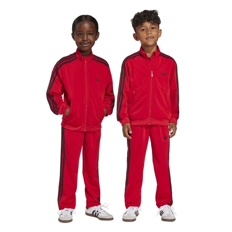 adidas Originals Kids Trefoil Firebird Tracksuit Better Scarlet/Black