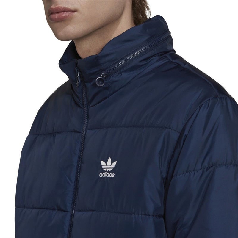 adidas Originals Mens Essentials Padded Jacket Night Indigo - Image 3