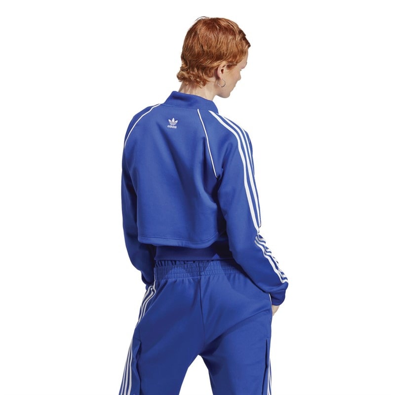 adidas Originals Womens Women Always Original Superstar Track Top Lucid Blue - Image 2