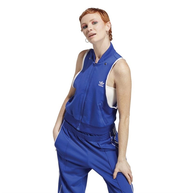 adidas Originals Womens Women Always Original Superstar Track Top Lucid Blue - Image 3