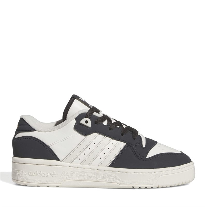adidas Originals Womens Rivalry Low Trainers Carbon/Talc/Cloud White - Image 1