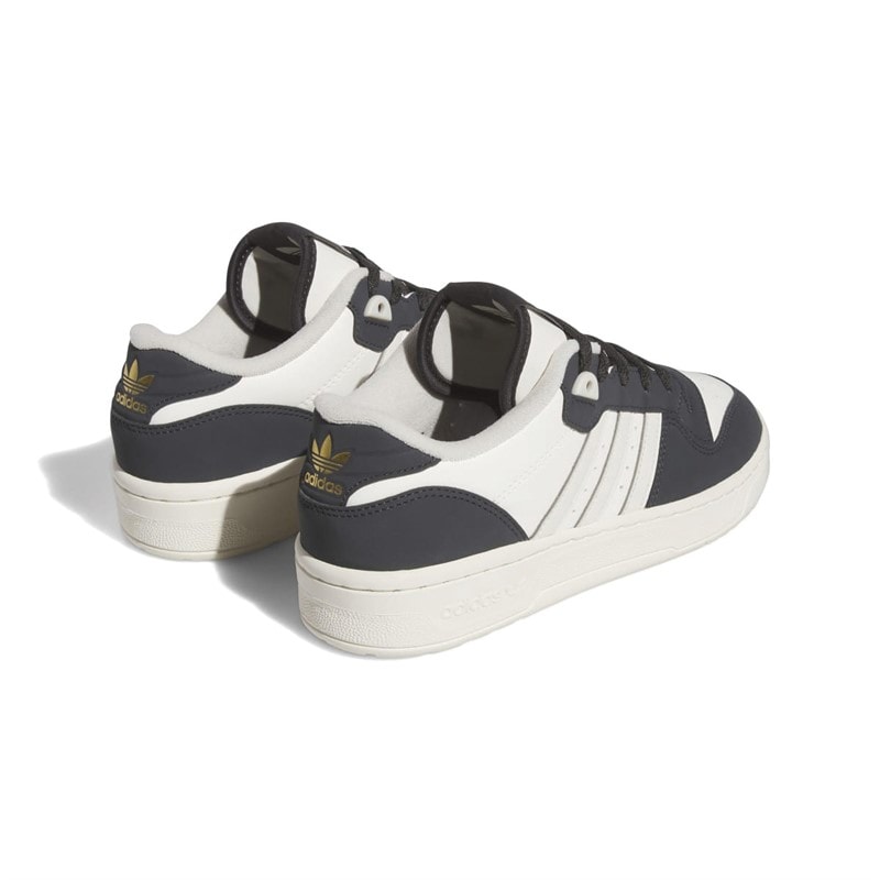 adidas Originals Womens Rivalry Low Trainers Carbon/Talc/Cloud White - Image 3