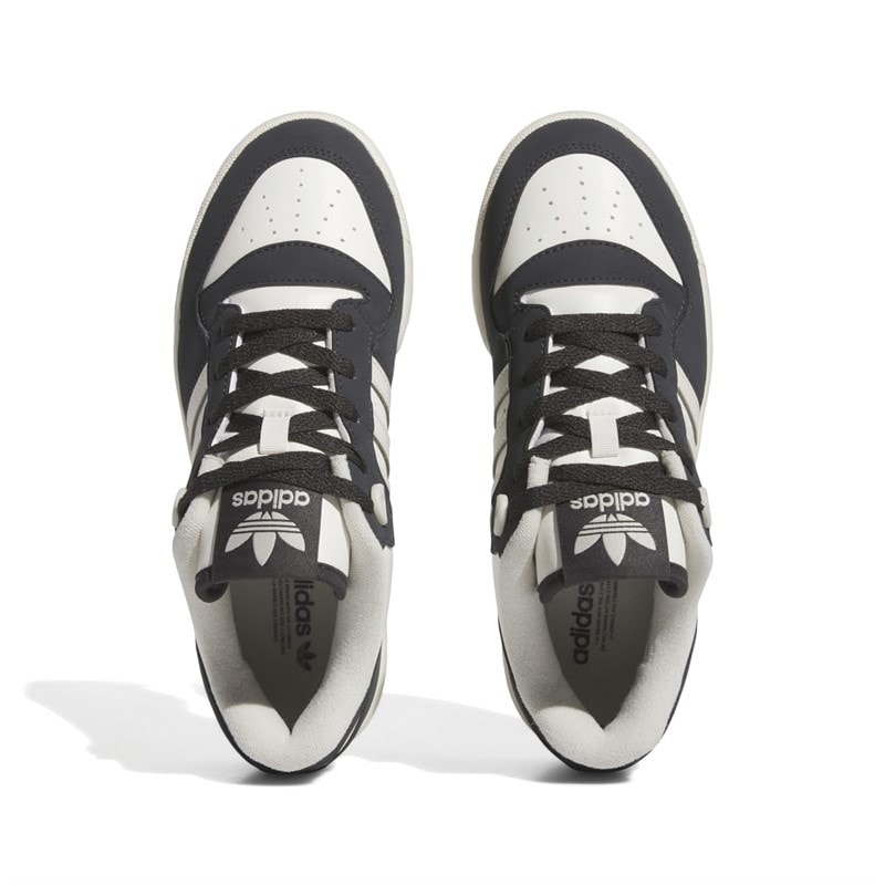 adidas Originals Womens Rivalry Low Trainers Carbon/Talc/Cloud White - Image 4