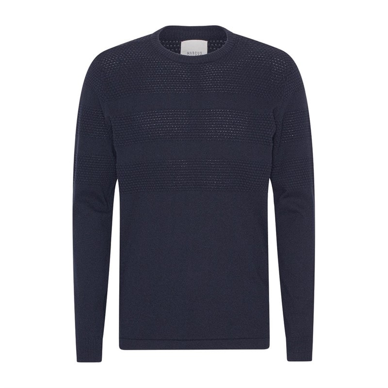 Marcus Mens Affleck Jumper Navy - Image 5