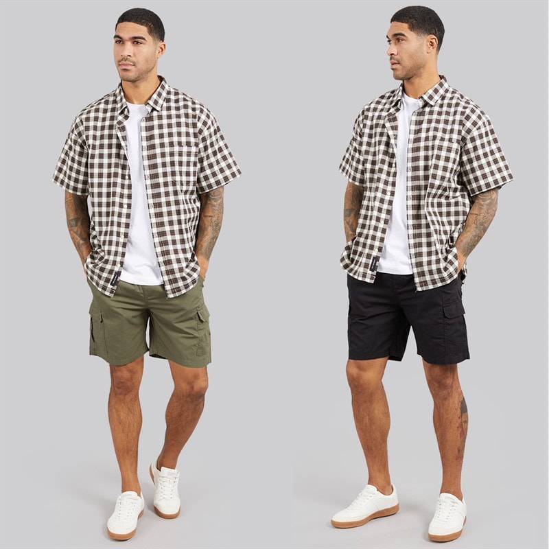 Marcus Mens Duran Two Pack Cargo Shorts Mix Colours - Image 3