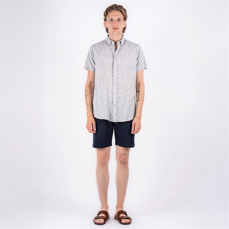 Marcus Mens Maxton Shirt Dark Navy - Image 3