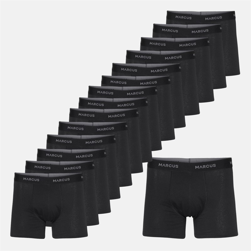 Marcus Mens 15 Pack Roxy Boxers Black - Image 1