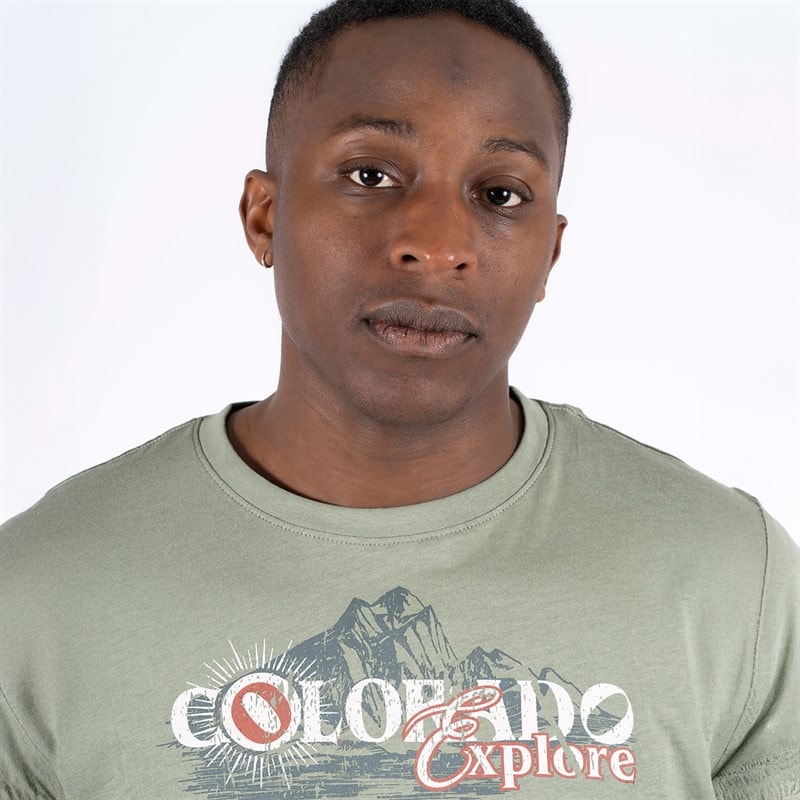 Marcus Mens Kolton T-Shirt Agave Green S//Agave Green - Image 4