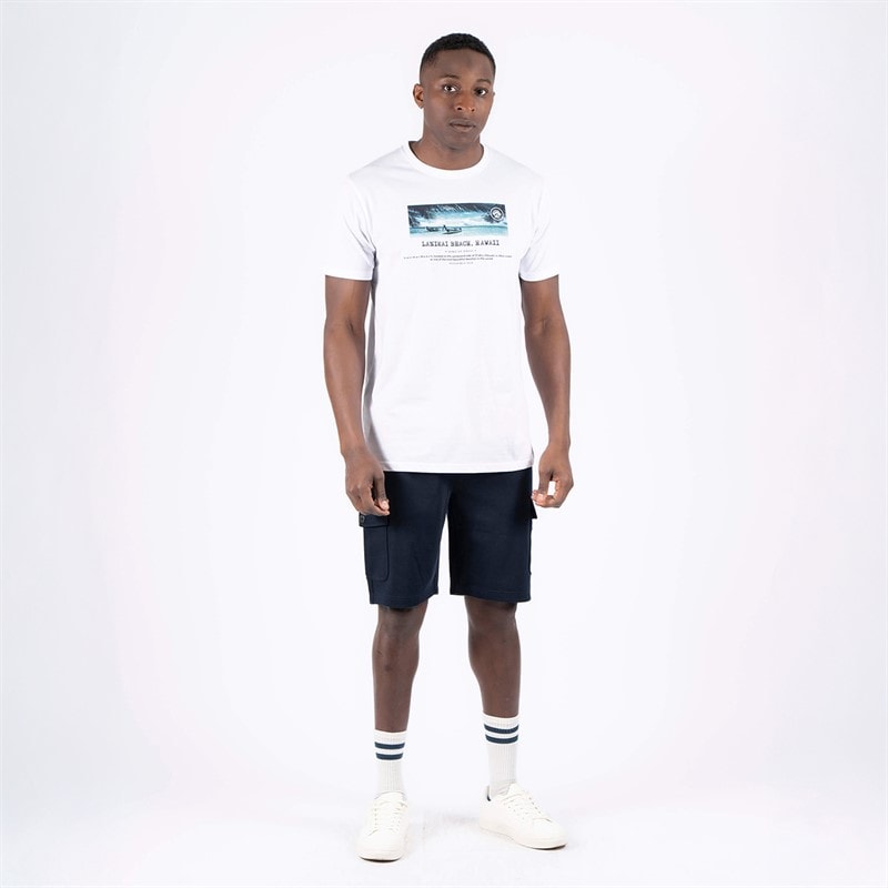 Marcus Mens Towson T-Shirt Bright White S//Bright White - Image 4
