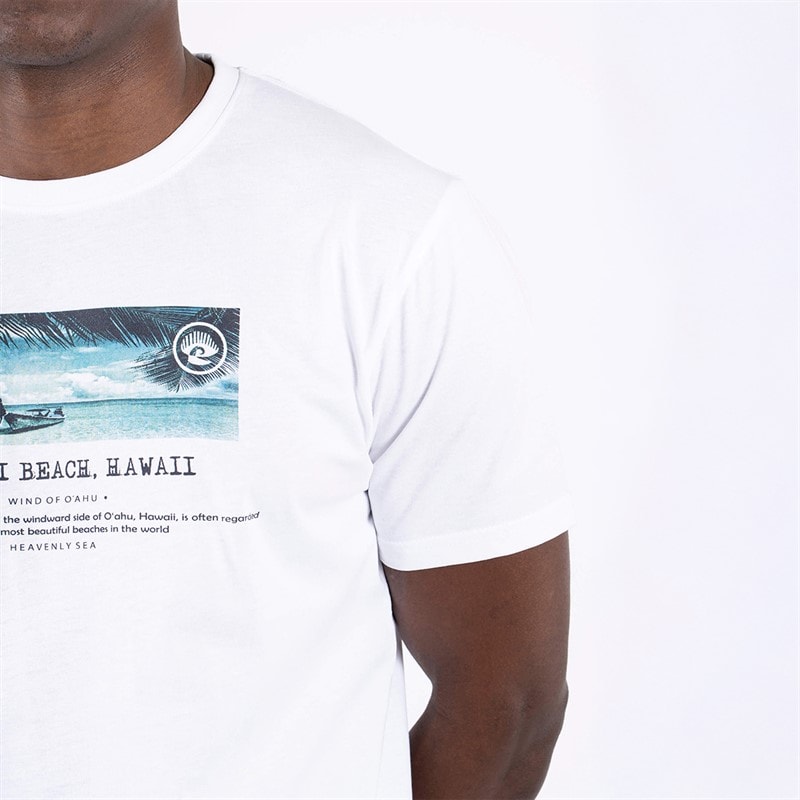 Marcus Mens Towson T-Shirt Bright White S//Bright White - Image 5