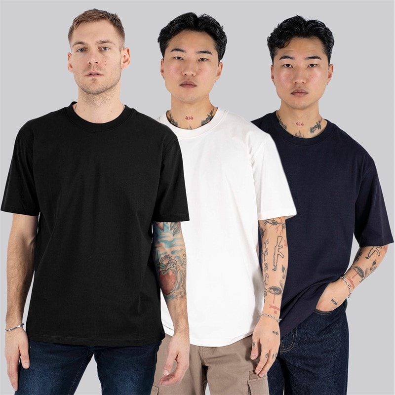 Marcus Mens Joss Three Pack T-Shirts Multi 1