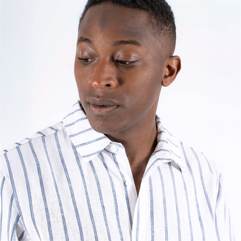 Marcus Mens Arvid Shirt Snow White - Image 3