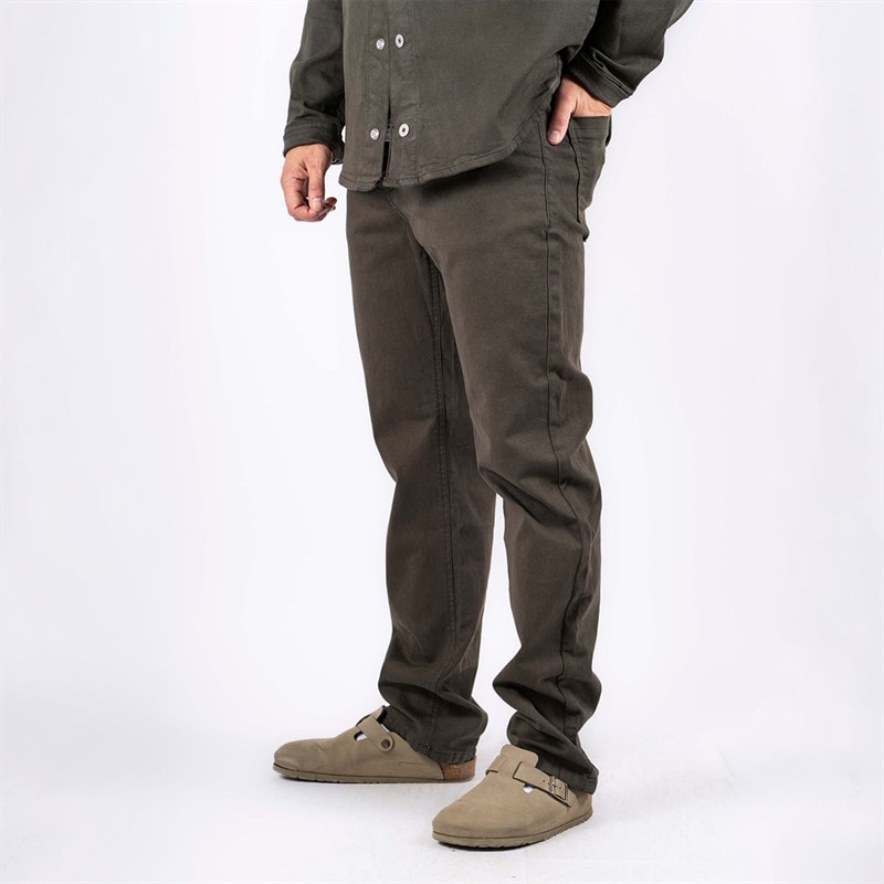 Marcus Mens Ike Jeans Olive Green - Image 1
