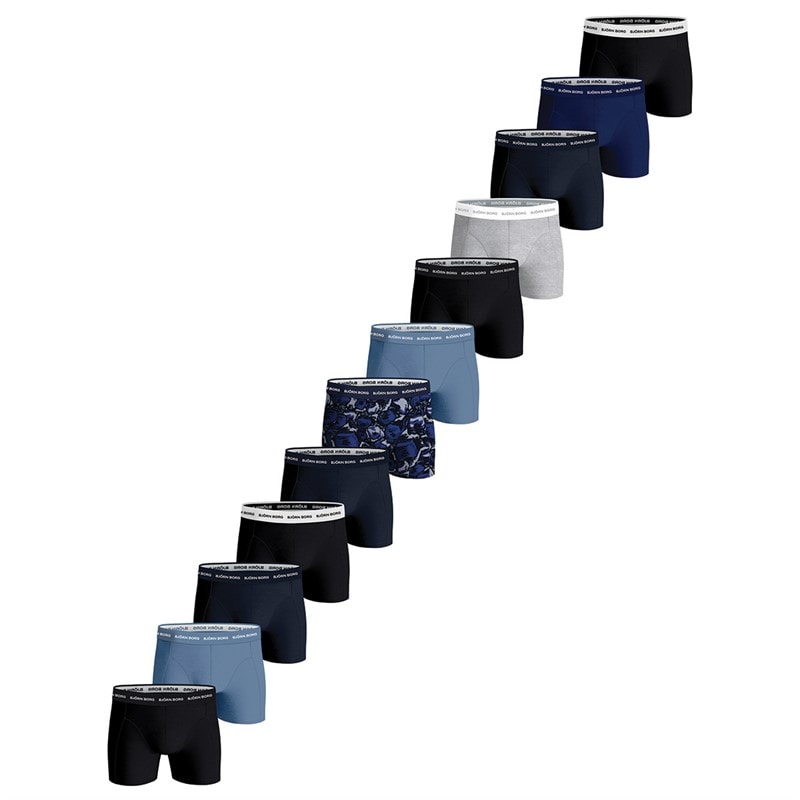 BJORN BORG Mens Twelve Pack Cotton Stretch Boxers Multipack 3