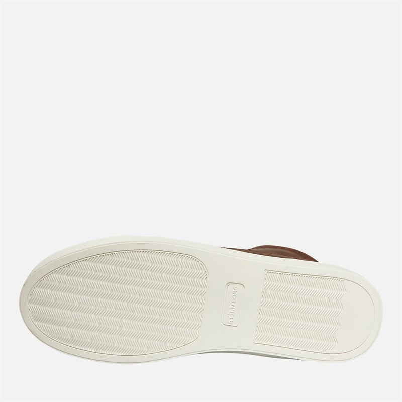 BJORN BORG Mens T275 High FNG Sneakers Tan - Image 2