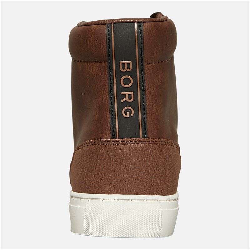 BJORN BORG Mens T275 High FNG Sneakers Tan - Image 3