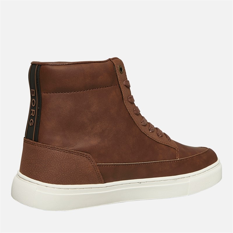 BJORN BORG Mens T275 High FNG Sneakers Tan - Image 5