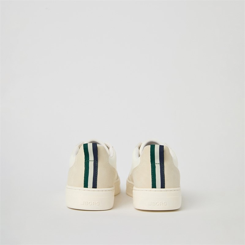 BJORN BORG Mens Game Low Sneakers White - Image 4