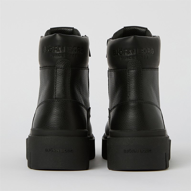BJORN BORG Womens H300 Hiker Mid Boots Black - Image 2