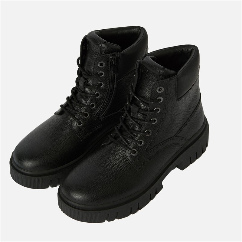 BJORN BORG Womens H300 Hiker Mid Boots Black - Image 3