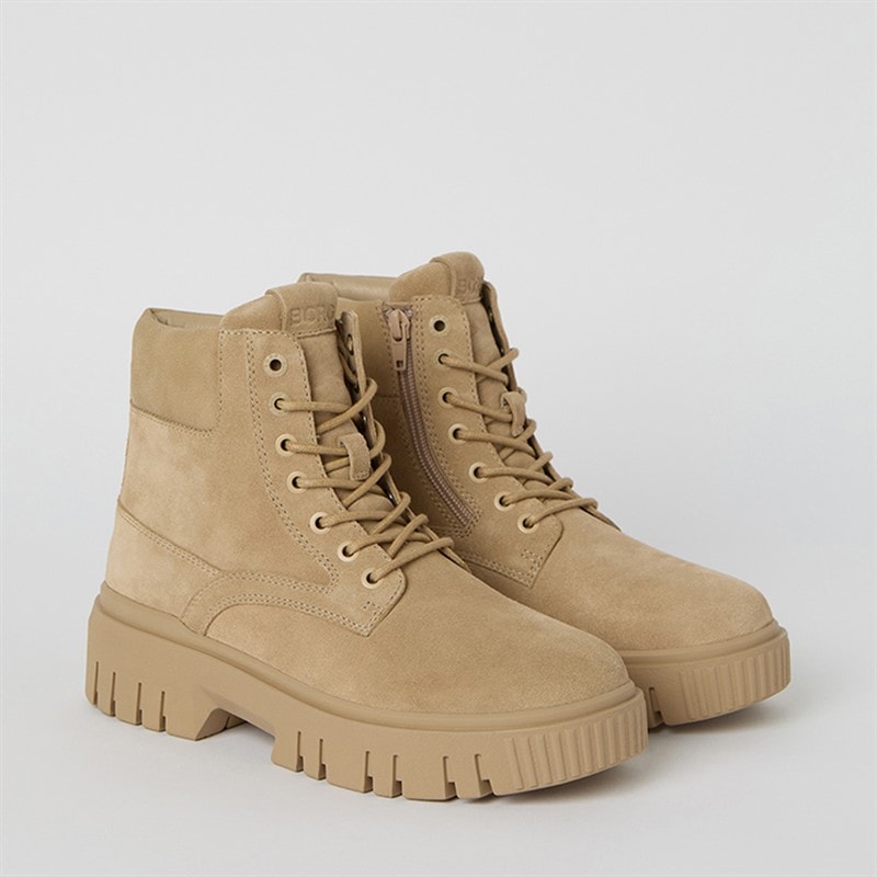 BJORN BORG Womens H300 Hiker Mid Boots Sand - Image 1