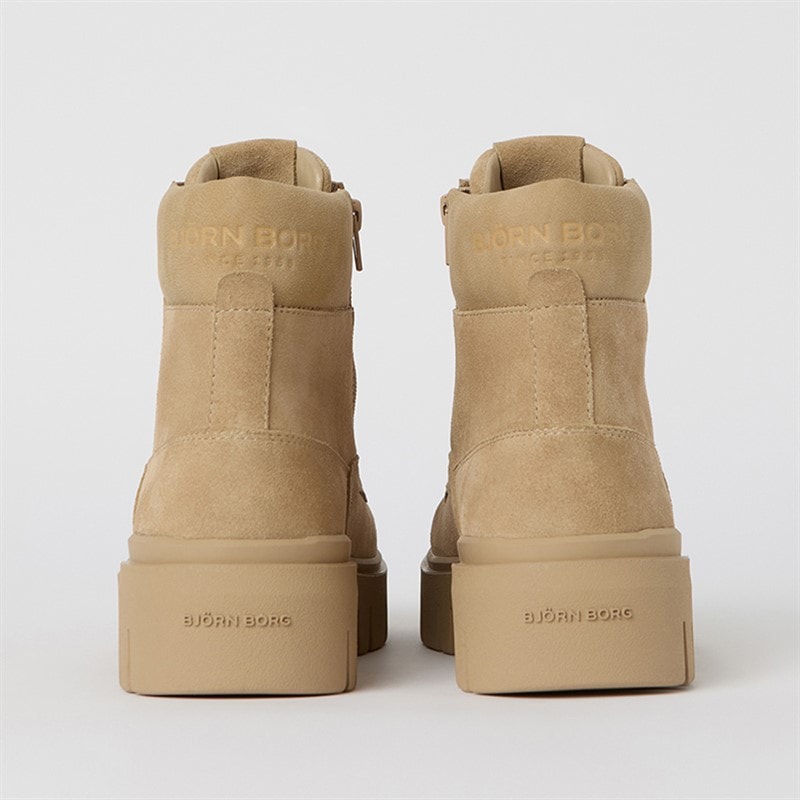 BJORN BORG Womens H300 Hiker Mid Boots Sand - Image 2