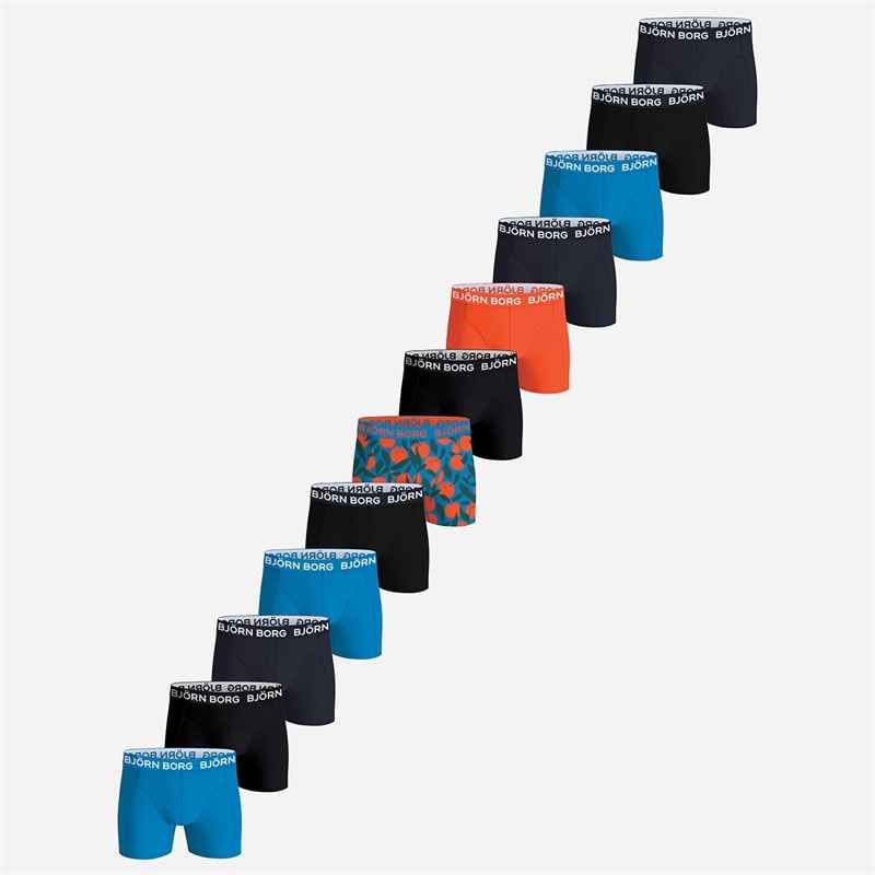BJORN BORG Mens Twelve Pack Cotton Stretch Boxers Multipack 1