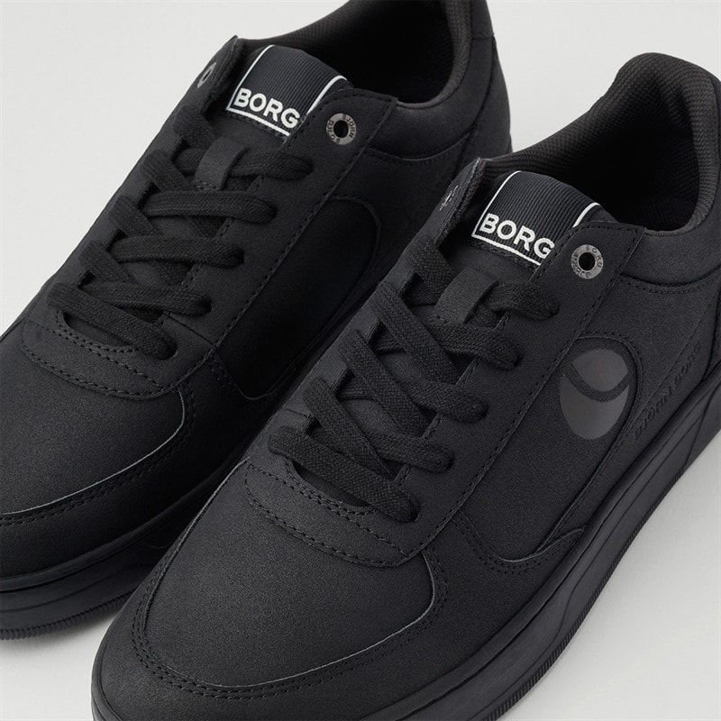 BJORN BORG Mens Challenger Low Su Sneakers Black - Image 4