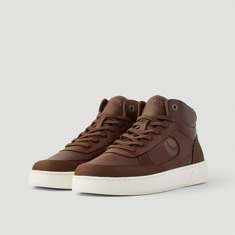 BJORN BORG Mens Challenger Mid Sneakers Cognac - Image 2