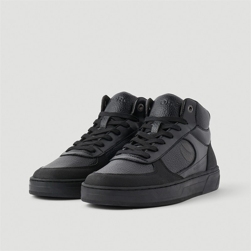 BJORN BORG Mens Challenger Mid Sneakers Black - Image 2