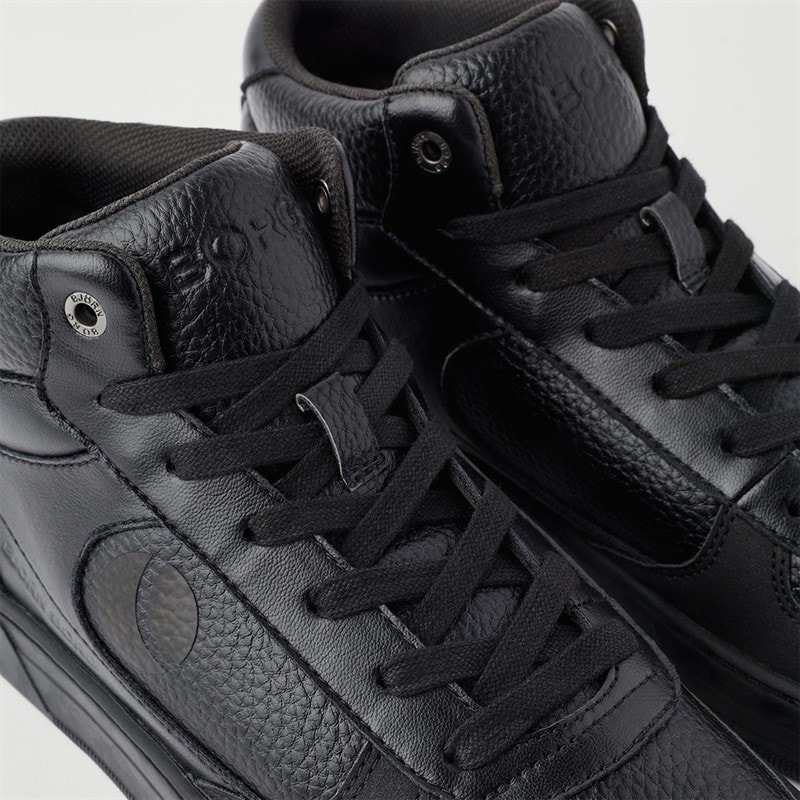 BJORN BORG Mens Challenger Mid Sneakers Black - Image 4