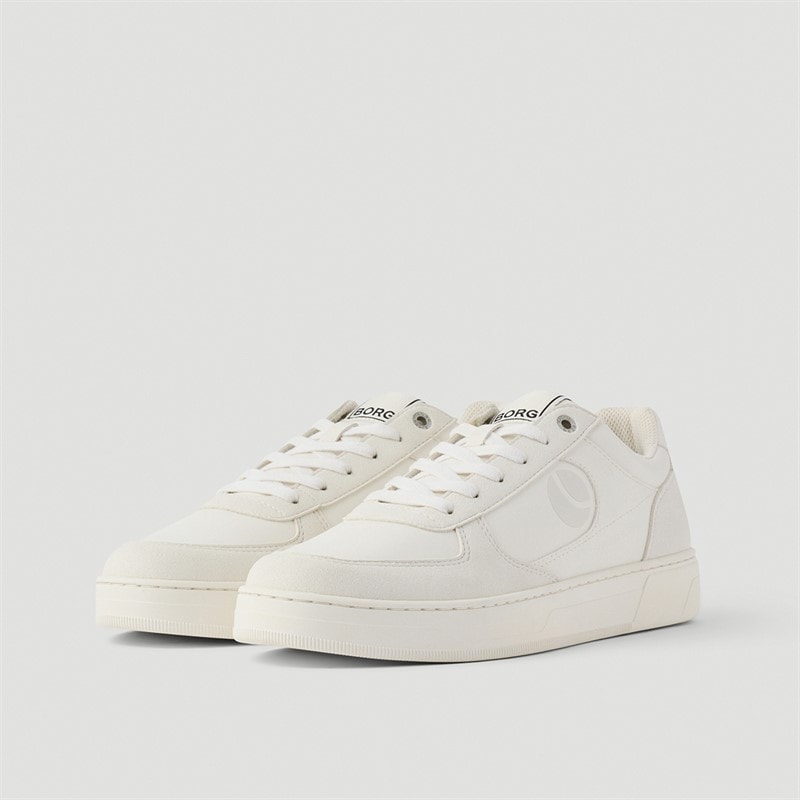 BJORN BORG Mens Challenger Low Sneakers White - Image 2