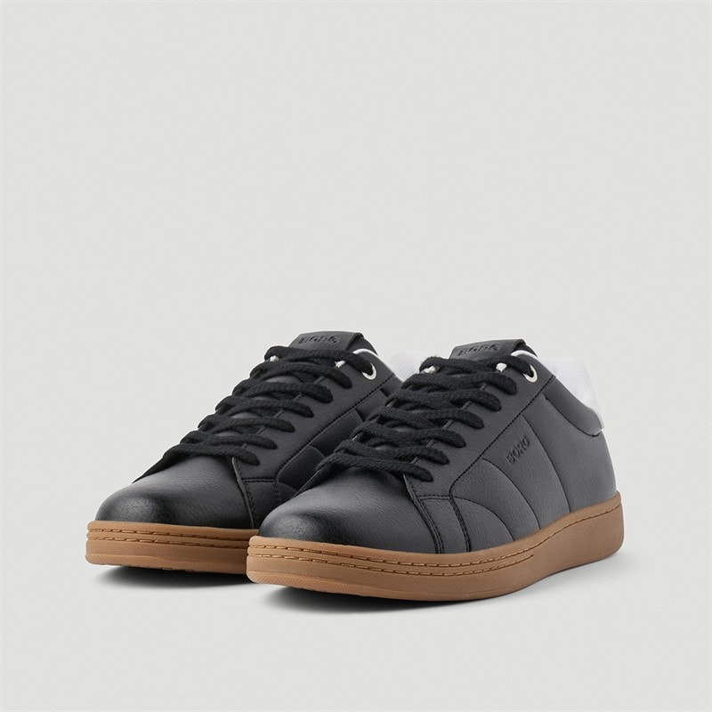 BJORN BORG Mens Cup Sneakers Black White - Image 2
