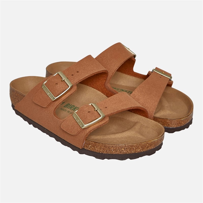 Birkenstock Womens Arizona Dual Strap Sandals Soft Pecan - Image 2