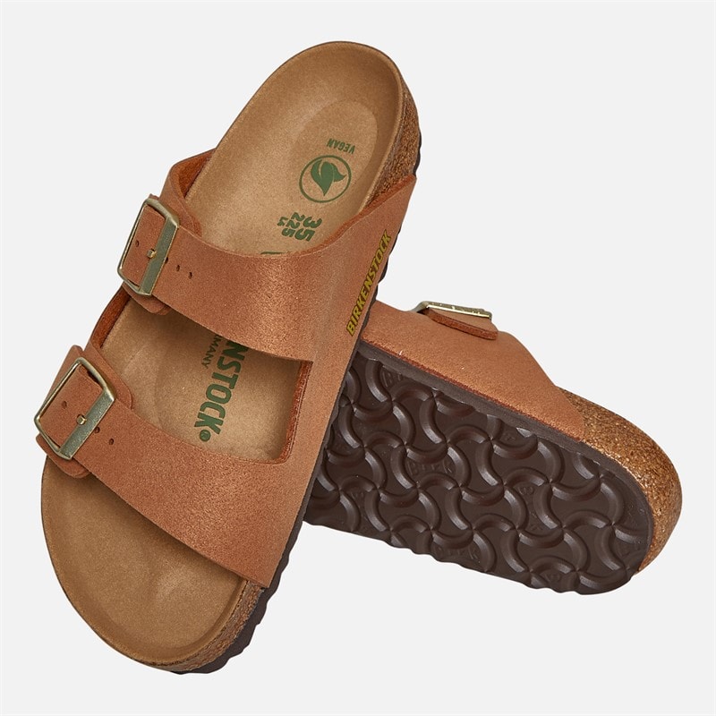 Birkenstock Womens Arizona Dual Strap Sandals Soft Pecan - Image 4