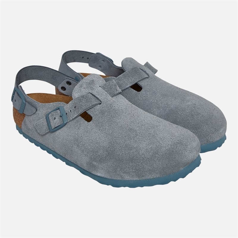 Birkenstock Tokio Ankle Strap Clogs Basalt Gray - Image 2