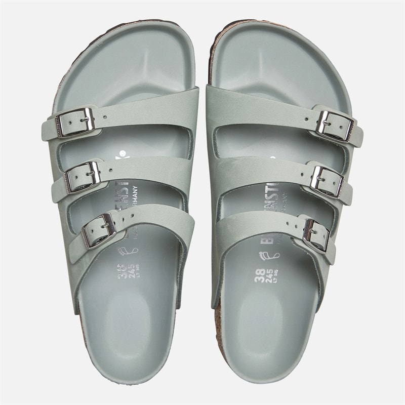 Birkenstock Womens Florida Triple Strap Sandals Pure Sage - Image 3