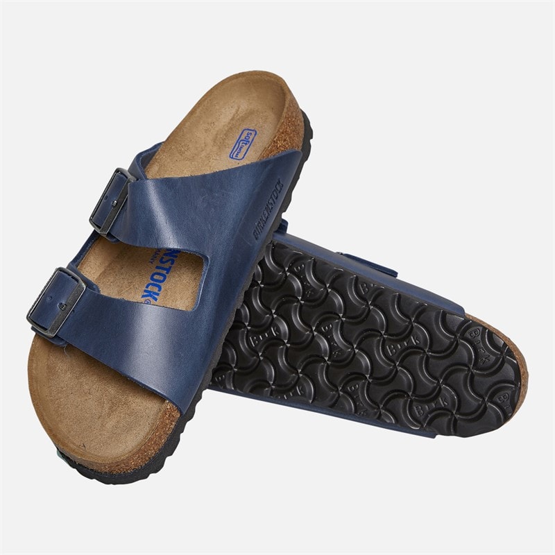 Birkenstock Womens Arizona Dual Strap Sandals Blue - Image 4