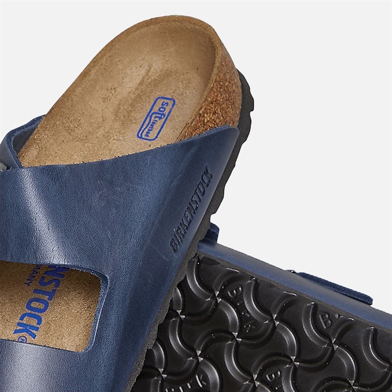Birkenstock Womens Arizona Dual Strap Sandals Blue - Image 5