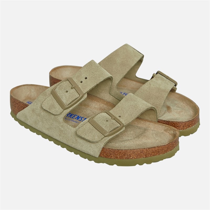Birkenstock Arizona Dual Strap Sandals Faded Khaki - Image 2
