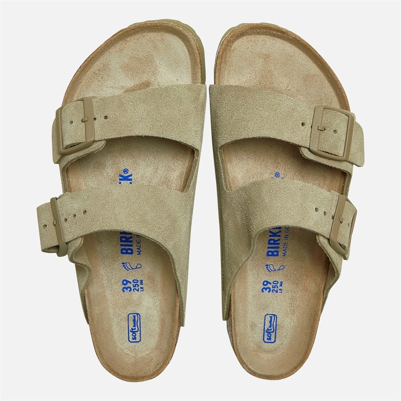 Birkenstock Arizona Dual Strap Sandals Faded Khaki - Image 3