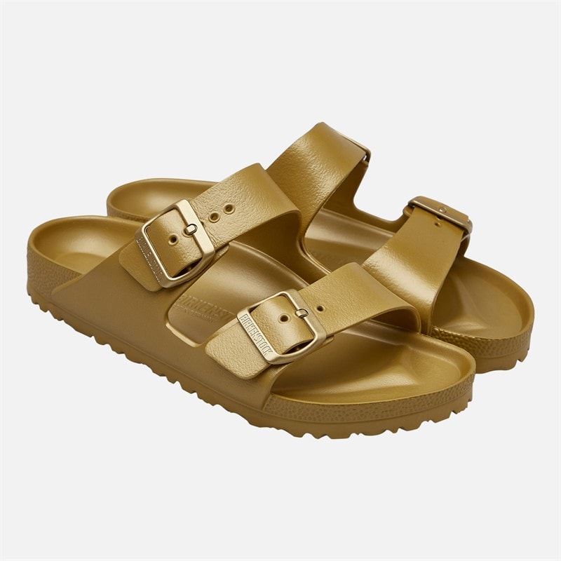 Birkenstock Womens Arizona EVA Sandals Glamour Gold - Image 2