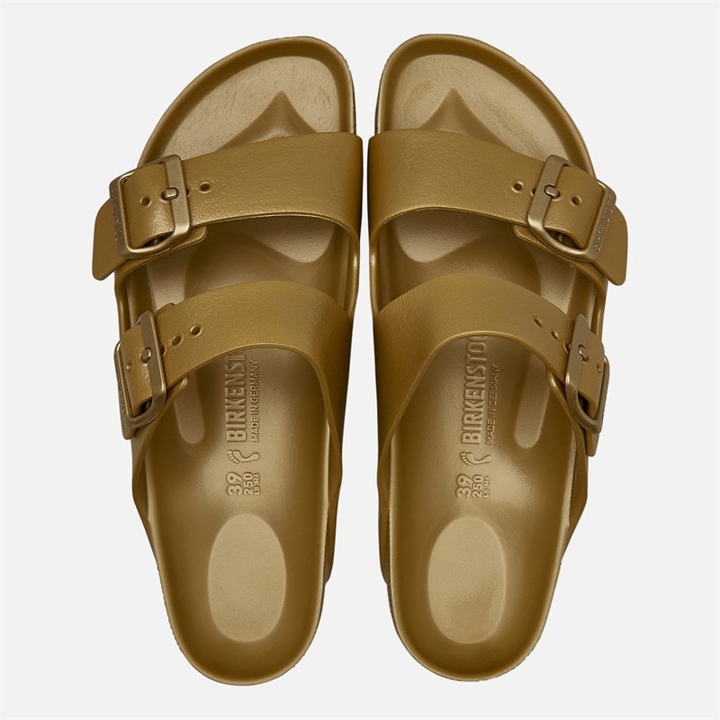 Birkenstock Womens Arizona EVA Sandals Glamour Gold - Image 3