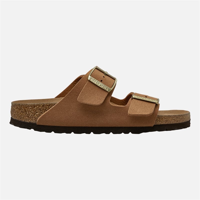 Birkenstock Womens Arizona Double Buckle Sandals Soft Pecan - Image 2