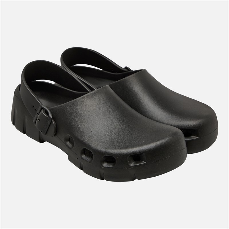 Birkenstock Mens Birki Flow Eva Clogs Black - Image 2